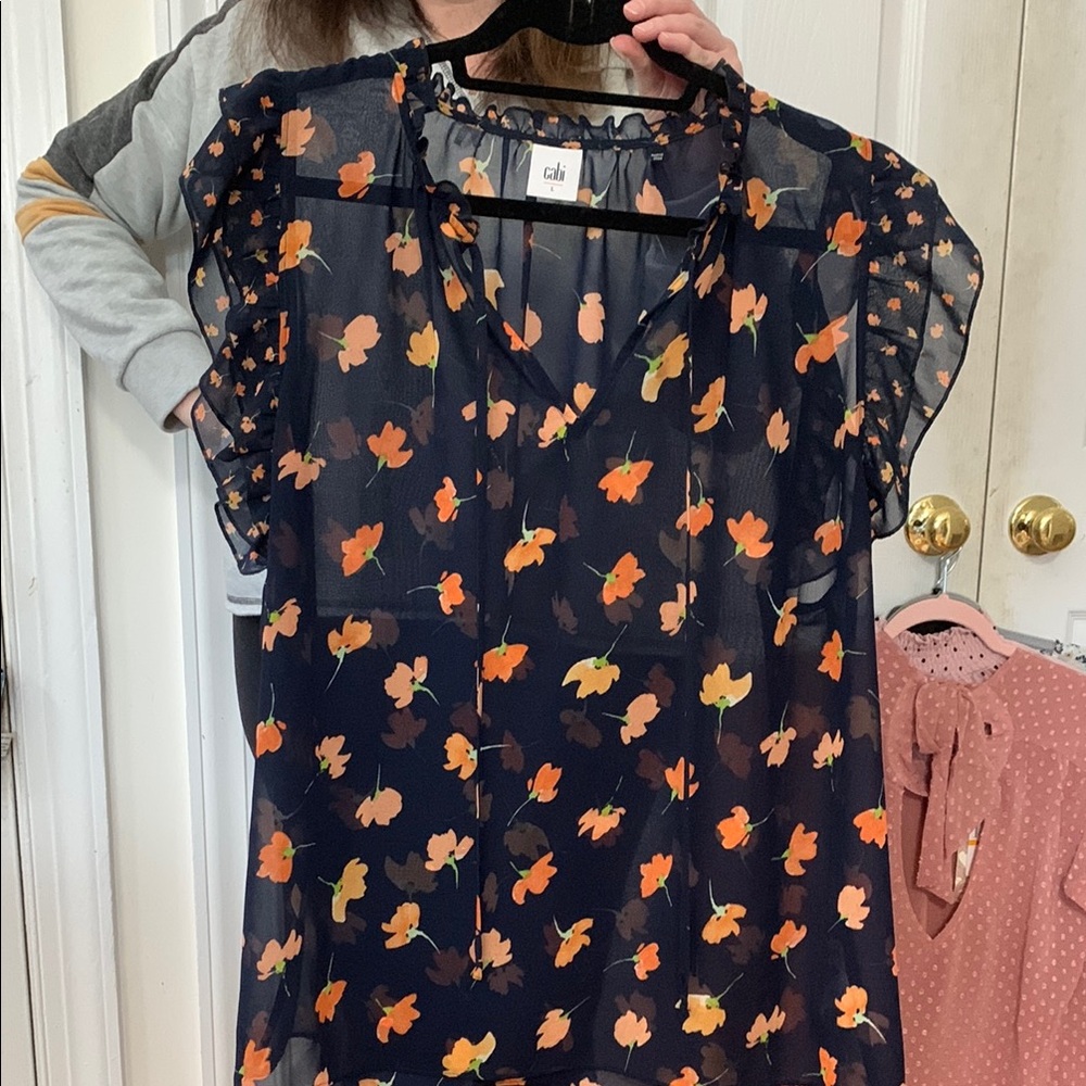 Cabo Floral Sheer Blouse
